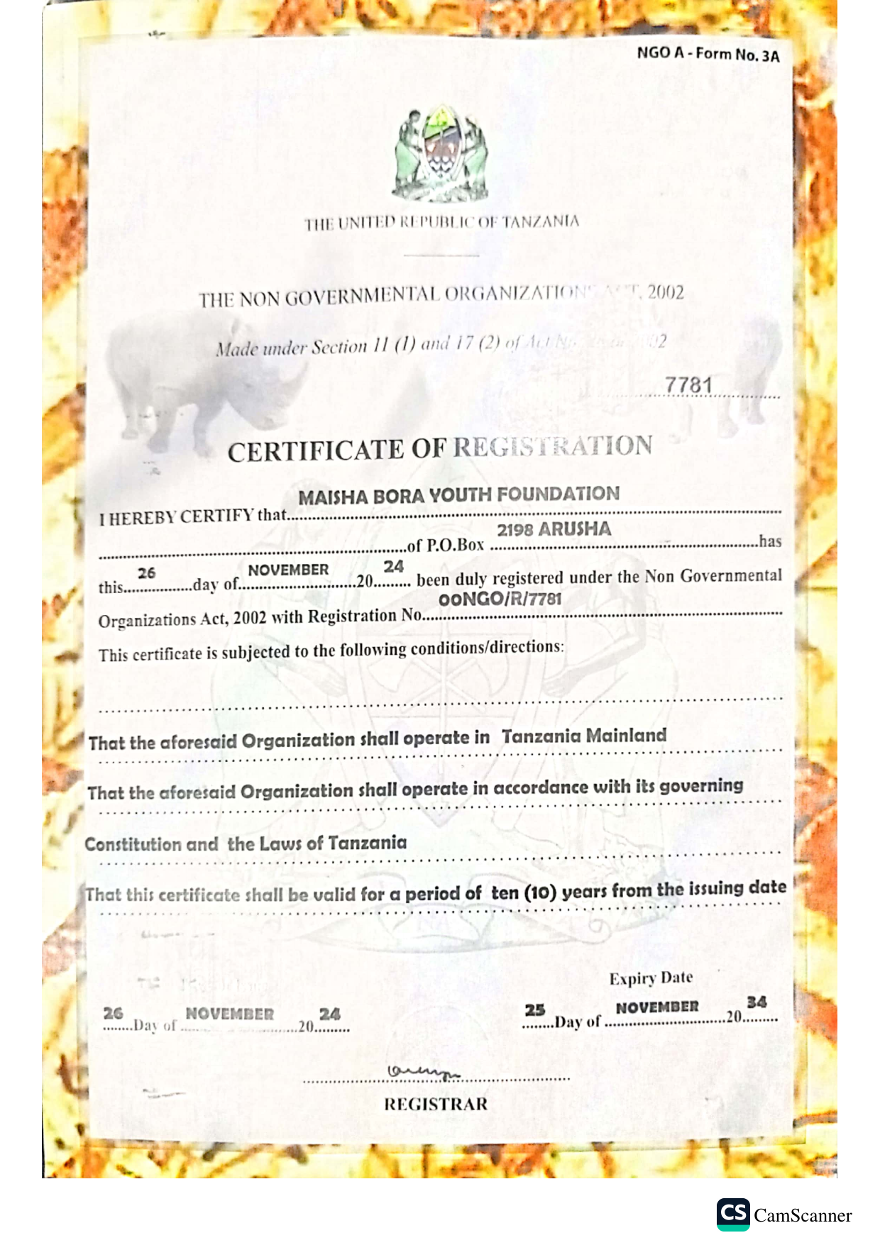 Maisha Bora NGO Programme Overview